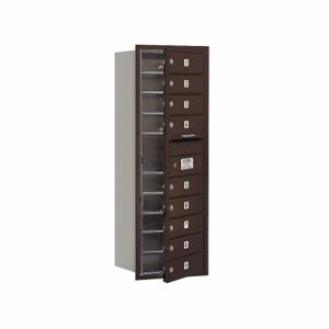 SALSBURY INDUSTRIES 3711S-09ZFU Horizontal Mailbox Usps 9 Doors Bronze Fl 41 Inch | AG3JFP 33LE91