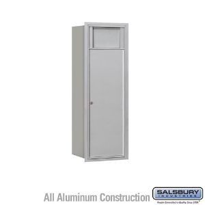 SALSBURY INDUSTRIES 3711S-1BAF Horizontaler Sammelbehälter, 4C, 16.37 x 41 x 17 Zoll Größe, 11 Türen hoch, Aluminium | CE7DXB
