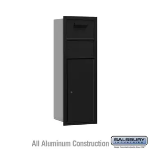 SALSBURY INDUSTRIES 3711S-1CBF Horizontal Collection Box, 4C, 16.375 x 41 x 17 Inch Size, 11 Door High, Black | CE7YAN