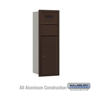 SALSBURY INDUSTRIES 3711S-1CZR Horizontal Collection Box, 4C, 16.375 x 41 x 17 Inch Size, 11 Door High, Bronze | CE7DVN