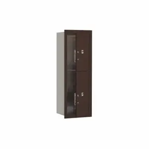 SALSBURY INDUSTRIES 3711S-2PZFU Outdoor Parcel Locker, 16.375 x 41 x 17 Inch Size, 11 Door High, Bronze | CE7DWV