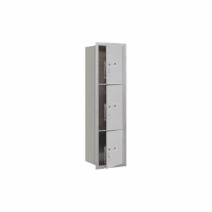 SALSBURY INDUSTRIES 3716S-3PAFU Outdoor Parcel Locker, 16.375 x 56.75 x 17 Inch Size, Aluminium | CE7HNW