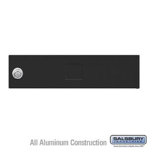 SALSBURY INDUSTRIES 3751BLK Replacement Door and Lock, 13.25 x 3.25 x 0.25 Inch Size | CE7JKC