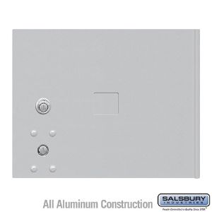 SALSBURY INDUSTRIES 3753P-ALM Outdoor Parcel Locker, 13.25 x 10.25 x 0.25 Inch Size, Aluminium | CE7JLV