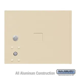 SALSBURY INDUSTRIES 3753P-SAN Outdoor Parcel Locker, 13.25 x 10.25 x 0.25 Inch Size, Sandstone | CE7JLX