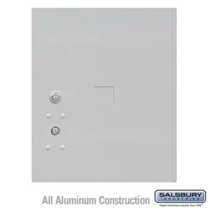 SALSBURY INDUSTRIES 3754.5P-ALM Outdoor Parcel Locker, 13.25 x 15.5 x 0.25 Inch Size, Aluminium | CE7JMB