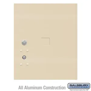 SALSBURY INDUSTRIES 3754.5P-SAN Outdoor Parcel Locker, 13.25 x 15.5 x 0.25 Inch Size, Sandstone | CE7JMD