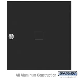 SALSBURY INDUSTRIES 3754BLK Replacement Door and Lock, 13.25 x 13.75 x 0.25 Inch Size | CE7JKF