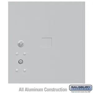 SALSBURY INDUSTRIES 3754P-ALM Outdoor Parcel Locker, 13.25 x 13.75 x 0.25 Inch Size, Aluminium | CE7JLY