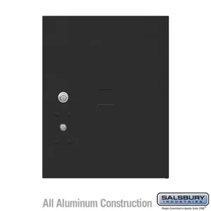 SALSBURY INDUSTRIES 3755P-BLK Outdoor Parcel Locker, 13.25 x 17.25 x 0.25 Inch Size | CE7JLL