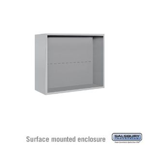 SALSBURY INDUSTRIES 3806D Horizontal Mailbox Enclosure, 32.25 x 24.62 x 17.5 Inch Size, Surface Mounted | CE7EBN