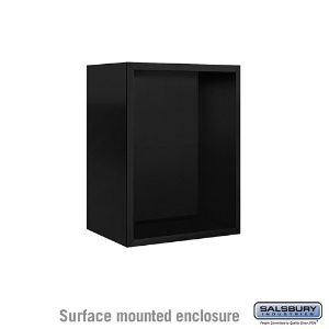 SALSBURY INDUSTRIES 3806S-BLK Enclosure, 32.25 x 24.625 x 17.5 Inch Size, Black, Surface Mounted | CE7JWZ