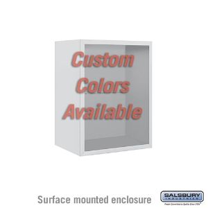 SALSBURY INDUSTRIES 3806S-CST-Gehäuse, 17.5 x 24.625 x 17.5 Zoll Größe, individuelle Farbe, Oberflächenmontage | CE7JWY