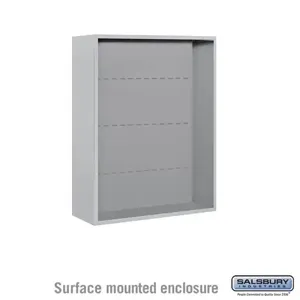 SALSBURY INDUSTRIES 3810D Horizontal Mailbox Enclosuree, 32.25 x 38.625 x 17.5 Inch Size | CE7EBF