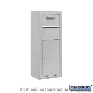 SALSBURY INDUSTRIES 3810S-1CAF Horizontal Collection Box, 4C, 17.5 x 38.625 x 17.5 Inch Size, 10 Door High | CE7XVT