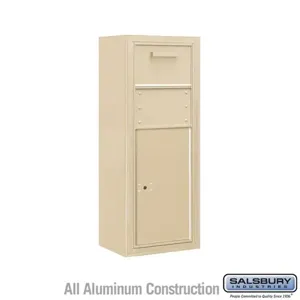 SALSBURY INDUSTRIES 3810S-1CSF Horizontal Collection Box, 4C, 17.5 x 38.625 x 17.5 Inch Size, 10 Door High | CE7XVW