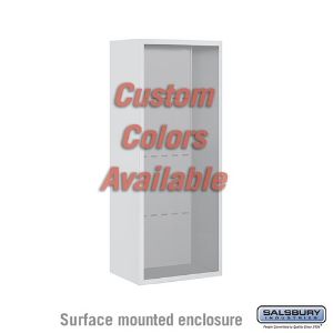 SALSBURY INDUSTRIES 3810S-CST Enclosure, 17.5 x 38.625 x 17.5 Inch Size, Custom Color, Surface Mounted | CE7JXC