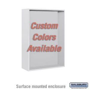 SALSBURY INDUSTRIES 3811D-CST Enclosure, 32.25 x 42.125 x 17.5 Inch Size, Custom Color, Surface Mounted | CE7JXE