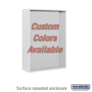 SALSBURY INDUSTRIES 3811D-CST Enclosure, 32.25 x 42.125 x 17.5 Inch Size, Custom Color, Surface Mounted | CE7JXE