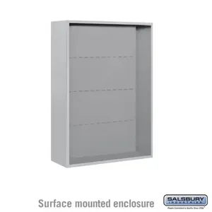 SALSBURY INDUSTRIES 3811D Horizontal Mailbox Enclosure, 4C, 32.25 x 42.125 x 17.5 Inch Size, Double Column | CE7EBJ