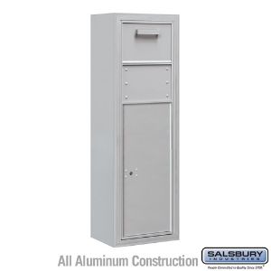 SALSBURY INDUSTRIES 3811S-1CAF Horizontaler Sammelkasten, 4C, 11 Türen hoch, Aluminium, Aufputzmontage | CE7DXK