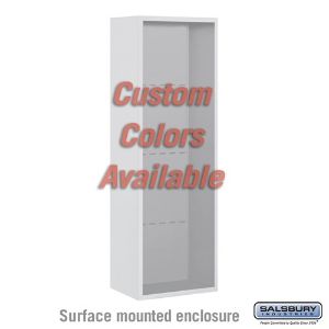 SALSBURY INDUSTRIES 3811S-CST Enclosure, 17.5 x 42.125 x 17.5 Inch Size, Custom Color, Surface Mounted | CE7JXG