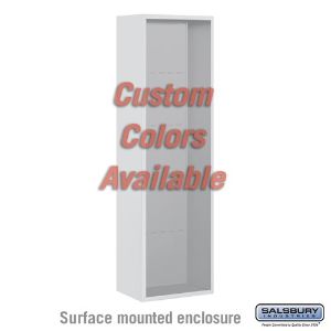 SALSBURY INDUSTRIES 3816S-CST-Gehäuse, 17.5 x 57.875 x 17.5 Zoll Größe, individuelle Farbe, Oberflächenmontage | CE7JXL