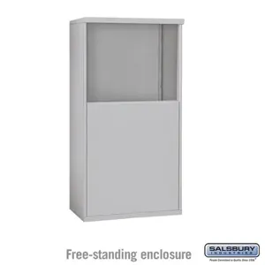 SALSBURY INDUSTRIES 3906D Horizontal Mailbox Enclosure, 4C, 32.25 x 51.75 x 19 Inch Size, Free Standing | CE7EBM