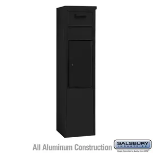 SALSBURY INDUSTRIES 3911S-1CBF Horizontal Collection Box, 4C, 17.5 x 69.25 x 19 Inch Size, 11 Door High, Black | CE7XXU