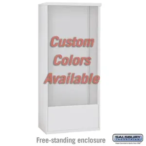 SALSBURY INDUSTRIES 3916D-CST Enclosure, 32.25 x 72 x 19 Inch Size, Custom Color | CE7HDP