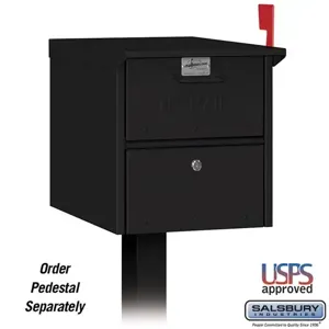 SALSBURY INDUSTRIES 4325 Roadside Mailbox, 12.5 x 13.625 x 18.25 Inch Size | CE7JMP