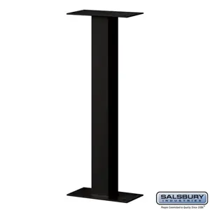 SALSBURY INDUSTRIES 4365 Standard Pedestal, 3.5 x 32 x 3.5 Inch Size, Bolt Mounted | CE7JRJ