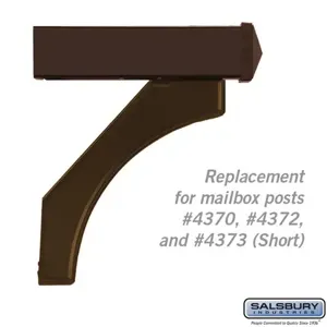 SALSBURY INDUSTRIES 4377D-BRZ Replacement Arm Kit, 14.125 x 6.5 x 4 Inch Size, Bronze | CE7ELZ