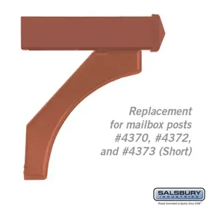 SALSBURY INDUSTRIES 4377D-COP Replacement Arm Kit, 14.125 x 6.5 x 4 Inch Size, Copper | CE7EMA