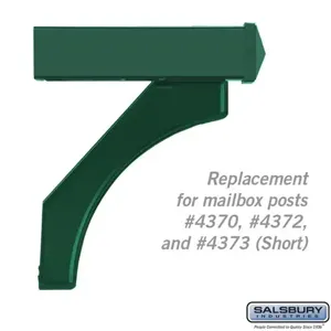 SALSBURY INDUSTRIES 4377GRN Replacement Arm Kit, 14.125 x 6.5 x 4 Inch Size, Green | CE7EME