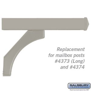 SALSBURY INDUSTRIES 4378D-NIC Replacement Arm Kit, 28.125 x 6.5 x 4 Inch Size, Nickel | CE7EMQ