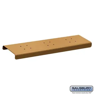 SALSBURY INDUSTRIES 4382D-BRS Spreader, 34 x 1 x 9 Inch Size, Brass | CE7JNJ