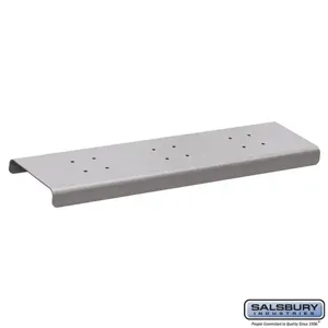 SALSBURY INDUSTRIES 4382SLV Spreader, 34 x 1 x 9 Inch Size, Silver | CE7JNR