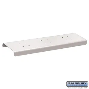 SALSBURY INDUSTRIES 4382WHT Spreader, 34 x 1 x 9 Inch Size, White | CE7JNT