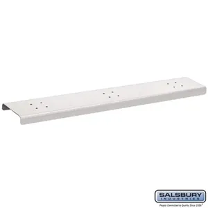 SALSBURY INDUSTRIES 4383WHT Spreader, 55 x 1 x 9 Inch Size, White | CE7JPJ