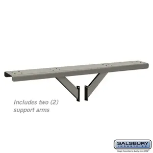 SALSBURY INDUSTRIES 4384D-NIC Spreader, 63.5 x 1 x 9 Inch Size, Nickel | CE7JQC