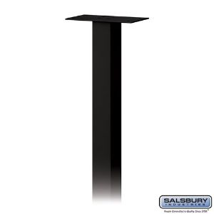 SALSBURY INDUSTRIES 4385 Standard Pedestal, 3.5 x 48 x 3.5 Inch Size, In-Ground Mounted | CE7JRL