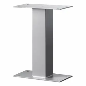 SALSBURY INDUSTRIES 4395SLV Standard Pedestal Silver 16 Inch Height | AG3GKJ 33KR44