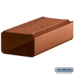 SALSBURY INDUSTRIES 4815A-COP Newspaper Holder, 7.25 x 4.5 x 16 Inch Size, Copper | CE7HUF