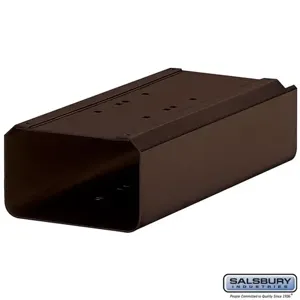 SALSBURY INDUSTRIES 4815A-BRZ Newspaper Holder, 7.25 x 4.5 x 16 Inch Size, Bronze | CE7HUE