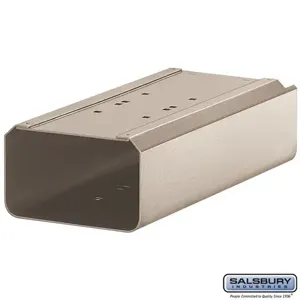 SALSBURY INDUSTRIES 4815BGE Holder, 7.25 x 4.5 x 16 Inch Size, Beige | CE7HUA