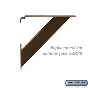 SALSBURY INDUSTRIES 4827BRZ Replacement Arm Kit, 3.5 x 0.375 x 14 Inch Size, Bronze | CE7ELC