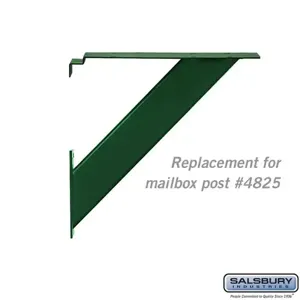 SALSBURY INDUSTRIES 4827GRN Replacement Arm Kit, 3.5 x 0.375 x 14 Inch Size, Green | CE7ELD