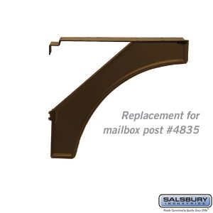 SALSBURY INDUSTRIES 4837BRZ Replacement Arm Kit, 3.5 x 0.375 x 14 Inch Size, Bronze | CE7EKW