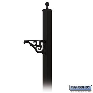 SALSBURY INDUSTRIES 4845 Decorative Mailbox Post, 4 x 85 x 4 Inch Size, In Ground Mounted, Victorian | CE7GXL